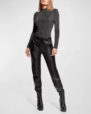 The Upcycled Leather Joggers
