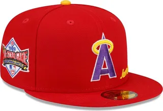 Men's New Era x Just Don Red Los Angeles Angels 1989 Mlb All-Star Game 59FIFTY Fitted Hat