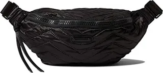 Rebecca Minkoff Cree Nylon Belt Bag (Black) Backpack Bags