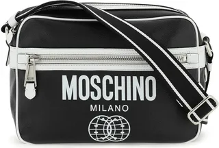 Moschino Faux Leather Crossbody Bag