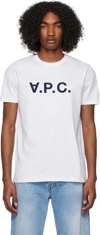 A.P.C. White VPC Blanc T-Shirt
