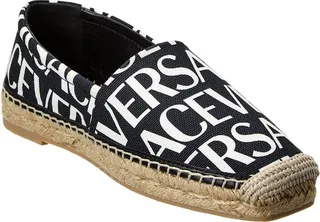 Versace Barocco Canvas Espadrille