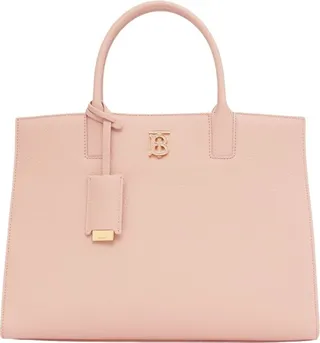 Burberry Small Leather Frances Tote Bag