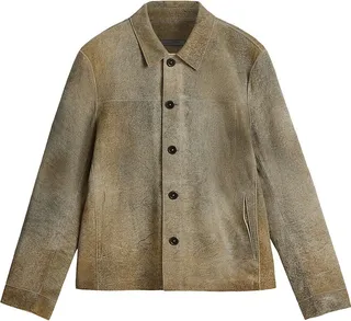 Ivey Leather Shirt Jacket