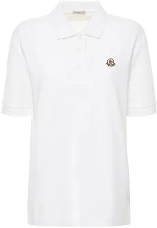 Cotton logo polo
