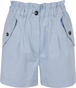 Kenzo High-Waist Elastic Waist Shorts