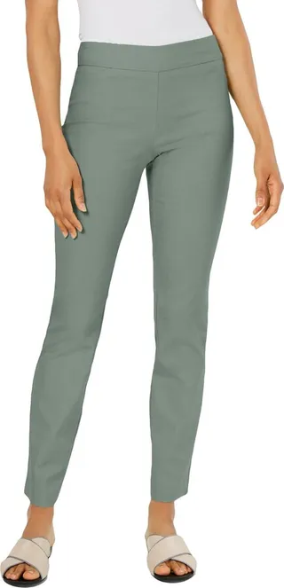 Womens High Rise Pull On Skinny Pants
