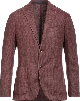 Suit Jacket Brick Red