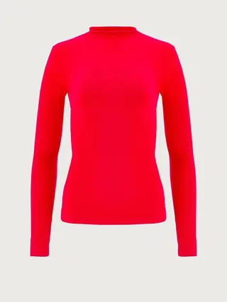 Ferragamo Women Long sleeve knit Red