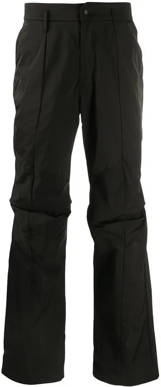 Panelled Straight-Leg Trousers