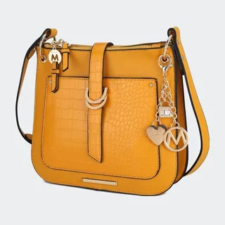 MKF Collection by Mia K Kiltienne Crossbody Handbag - Yellow