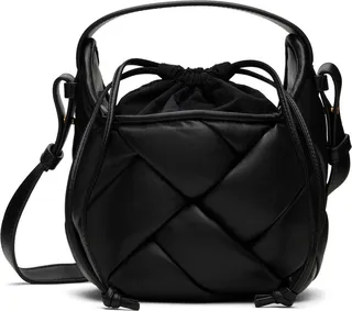 Bottega Veneta Black Small Helmet Bag
