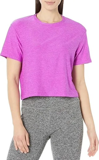 Beyond Yoga Sleep In Boxy Sleepshirt (Vivid Plum Heather) Women's Pajama