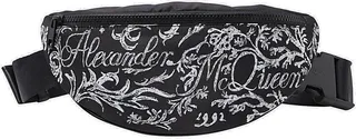 Alexander McQueen Logo Printed Zipped Belt Bag
