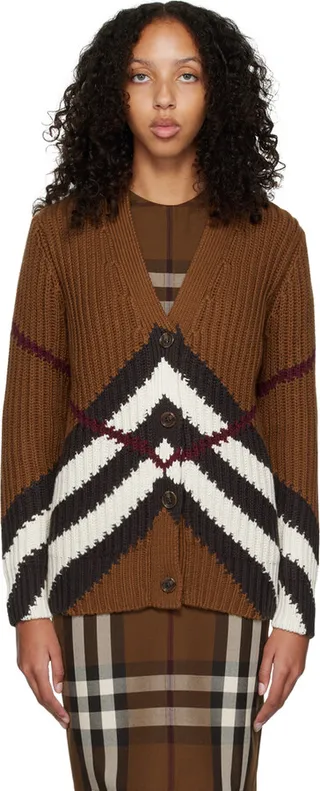 Burberry Brown Karine Cardigan