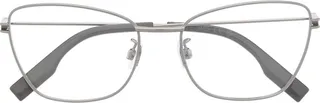 Silver-Tone Cat Eye Glasses