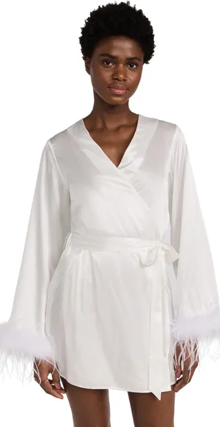 Morgan Lane Langley Feather Robe