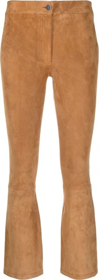 Cropped Flared Trousers