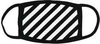 Diag-print face mask