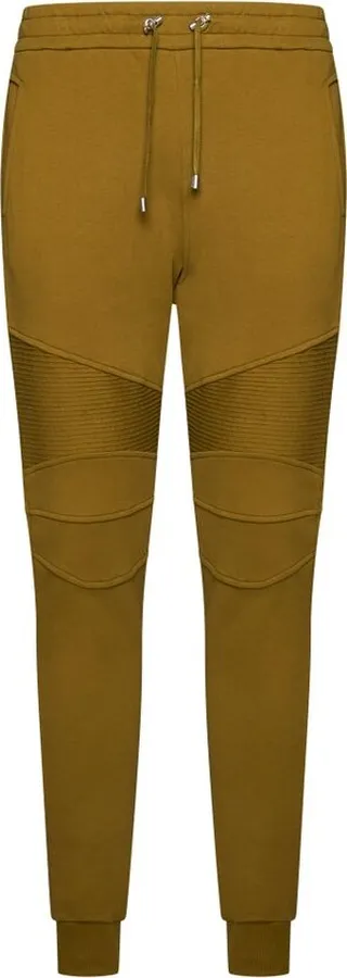 Balmain Flocked-Logo Drawstring Track Pants