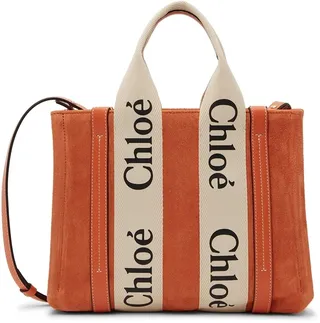 Chloé Orange Small Woody Tote