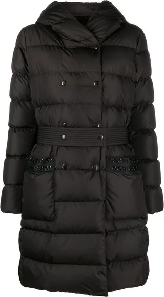 Double-Breasted Padded Coat