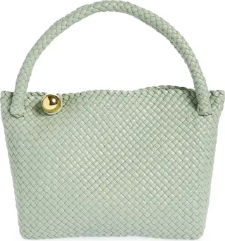 Tosca Intreccio Leather Hobo