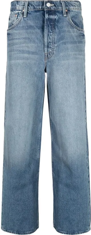 Spinner high-rise wide-leg jeans