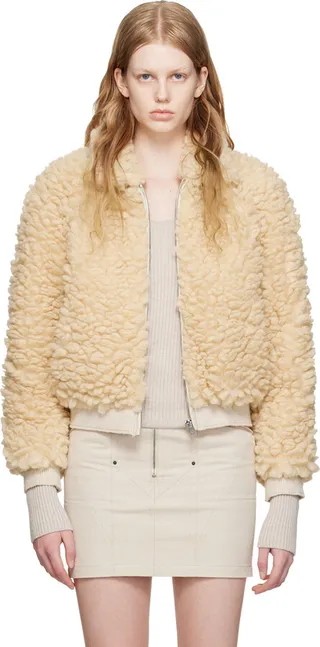 Isabel Marant Yellow Salvia Bomber Jacket