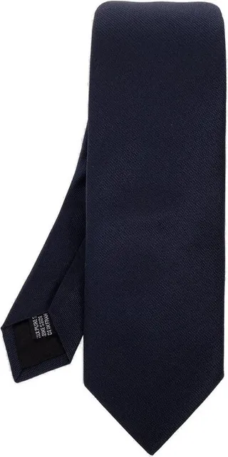 Lanvin Logo Patch Tie