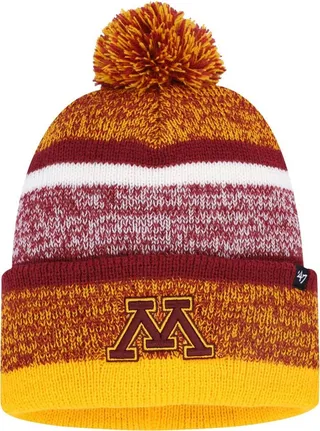 Men's Maroon Minnesota Golden Gophers Northward Cuffed Knit Hat with Pom