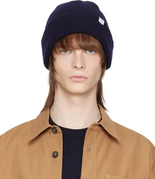 NORSE PROJECTS Navy Norse Beanie