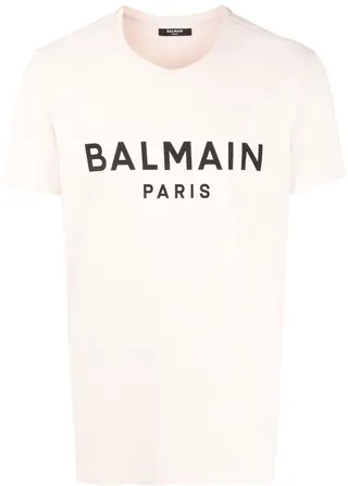 logo-print detail T-shirt