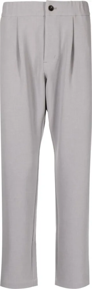 Straight-Leg Tailored Trousers