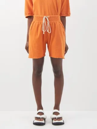 Yacht Brushed-back Cotton Shorts