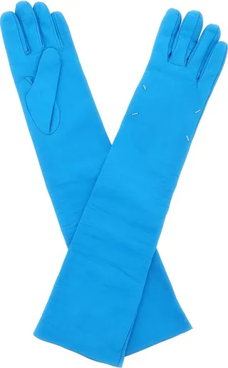 Nappa Leather Long Gloves