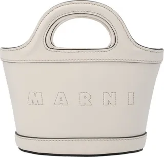 Marni Tropicalia Logo Embroidered Micro Tote Bag