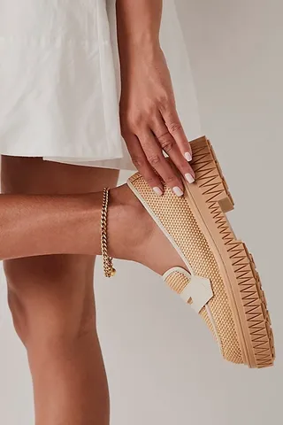 Viola Woven Loafers by Schutz at Free People