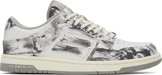 AMIRI Gray Tie Dye Skel Top Low Sneakers