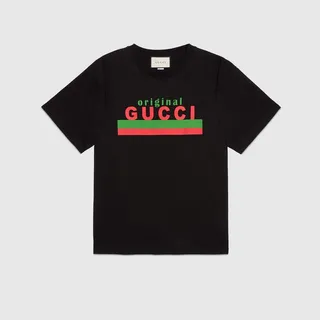 Original Gucci' print oversize T-shirt