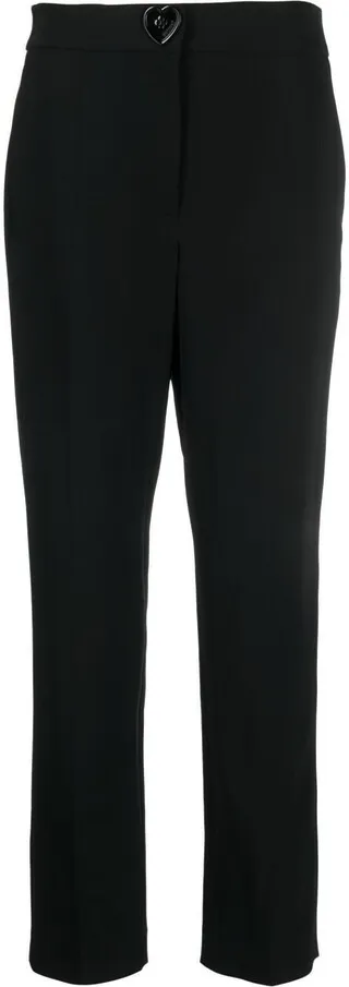 Heart Button Detail Trousers