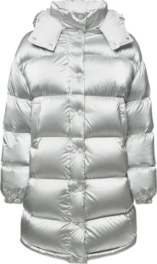 Gaou metallic nylon down parka