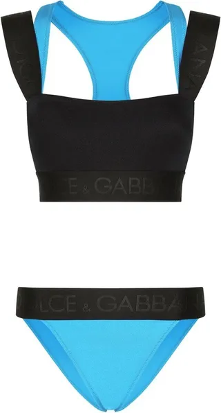 Two-Tone Bikini Set