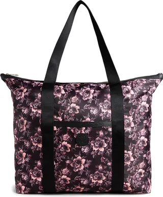 Ozalia Glitch Floral Print Tote