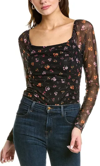 BCBGeneration Mesh Bodysuit