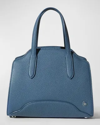 Sesia Micro Grain Matte Leather Handbag