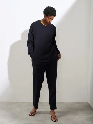 Wool-blend Bouclé Cocoon Tunic