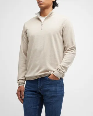 Men's Crown Comfort Quarter-Zip Pullover Sweater
