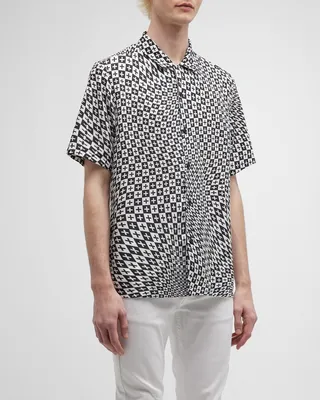 Men's Check Out Tencel Camp Shirt
