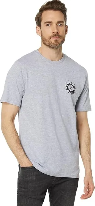 Volcom Sunrizer Short Sleeve Tee (Ash Heather) Men's Clothing